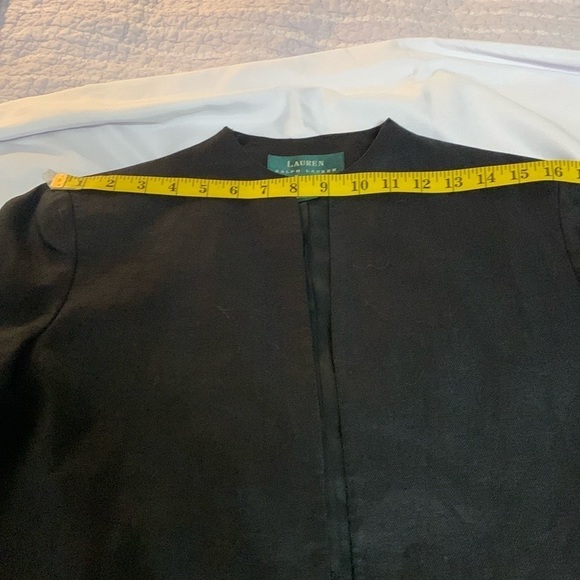 Ralph Lauren black linen, knee-high jacket - Picture 12 of 16